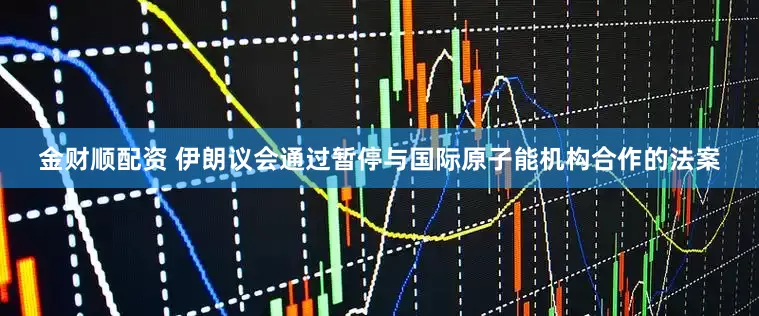 金财顺配资 伊朗议会通过暂停与国际原子能机构合作的法案